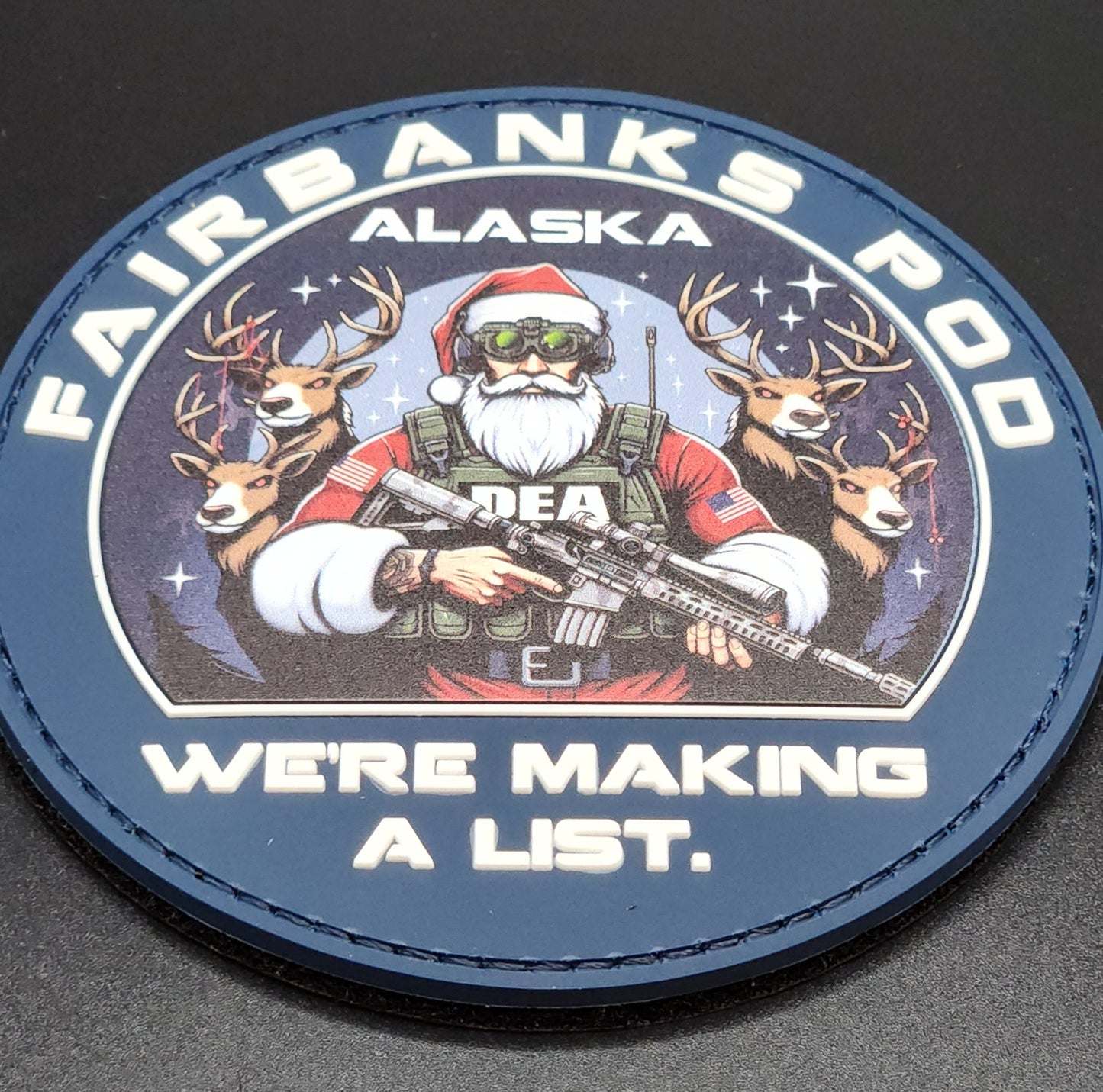 DEA FAIRBANKS AK SANTA PVC PATCH