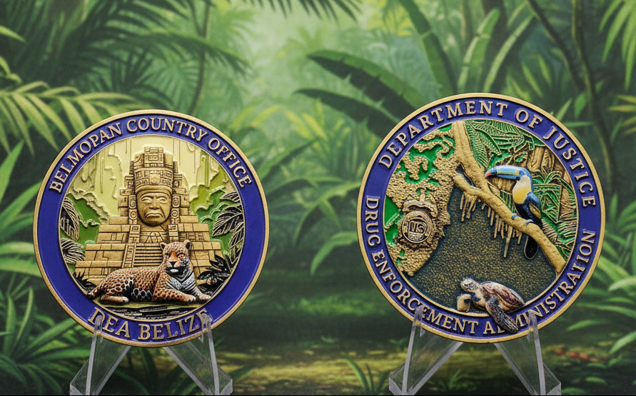 DEA BELIZE BELMOPAN COUNTRY OFFICE COIN