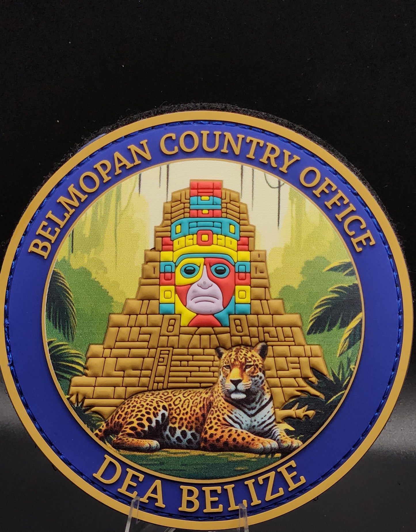 1 LEFT! DEA BELIZE 4" PVC PATCH
