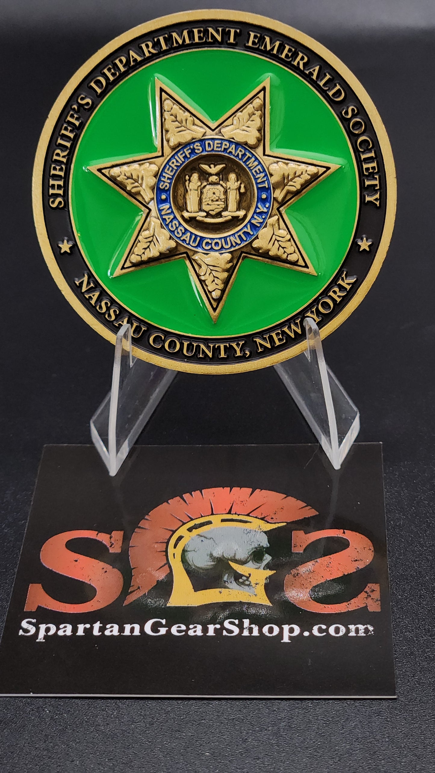 Nassau County Sheriff's Emerald Society Challenge Coin