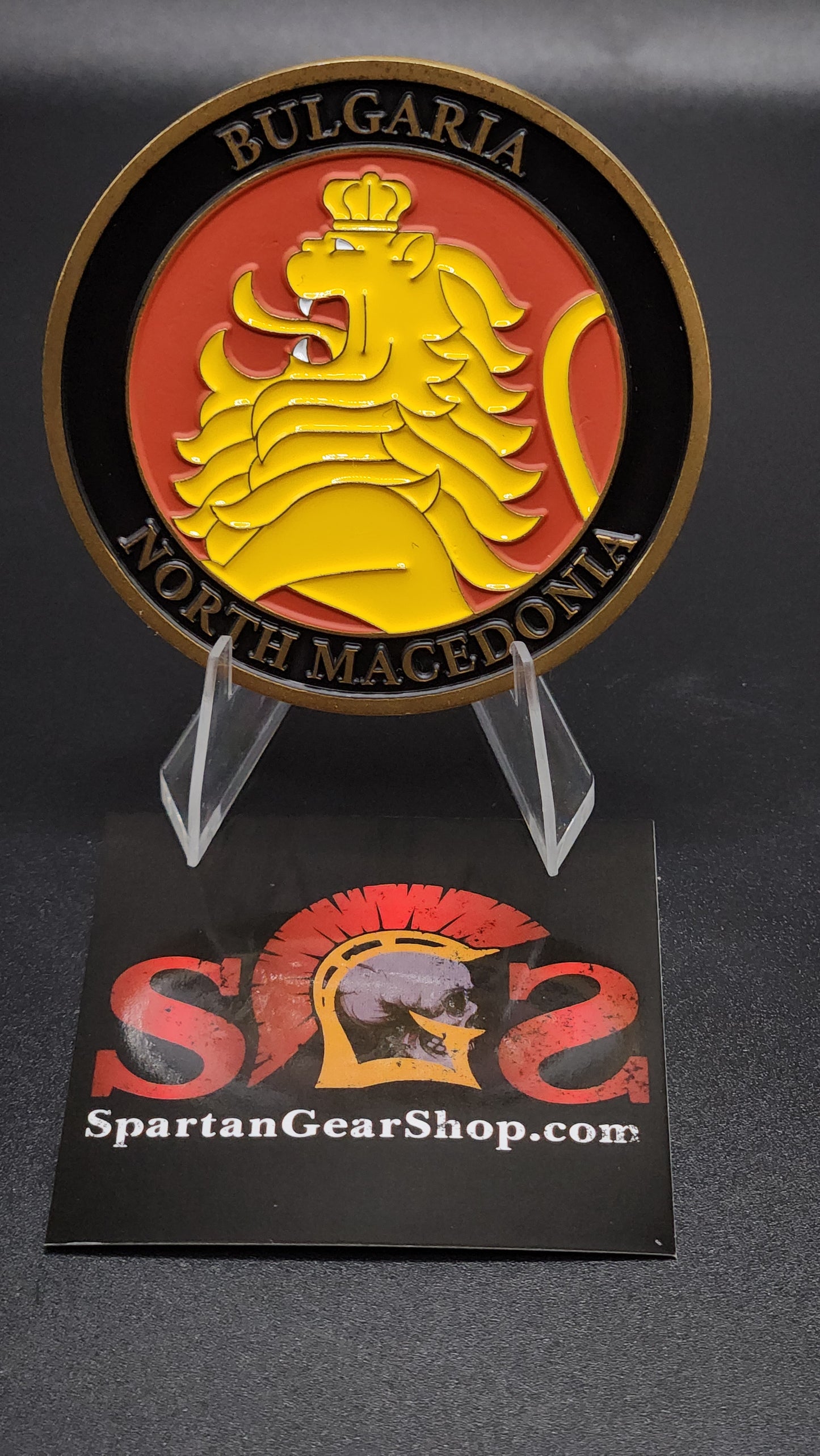 DEA SOFIA BULGARIA CHALLENGE COIN