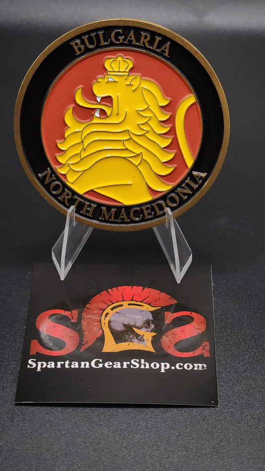 DEA SOFIA BULGARIA CHALLENGE COIN