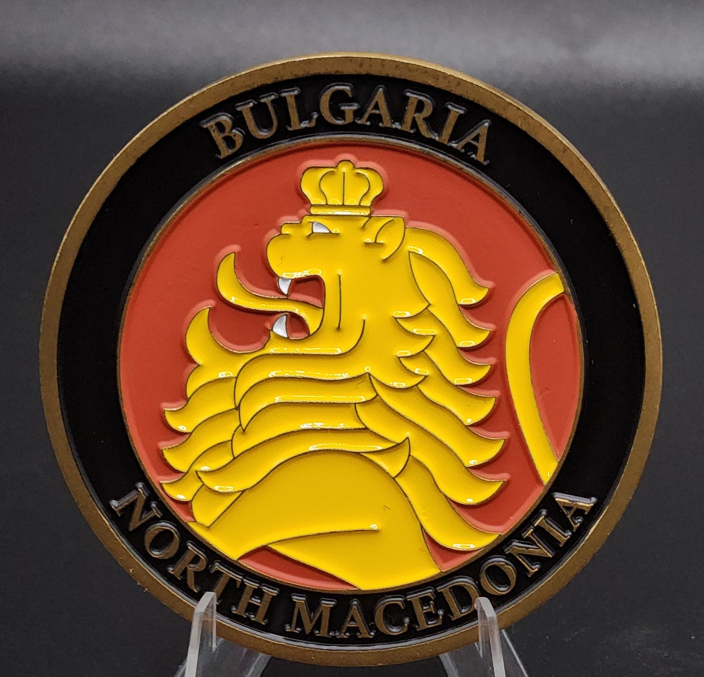 2 LEFT! DEA SOFIA BULGARIA EUROPEAN REGION CHALLENGE COIN