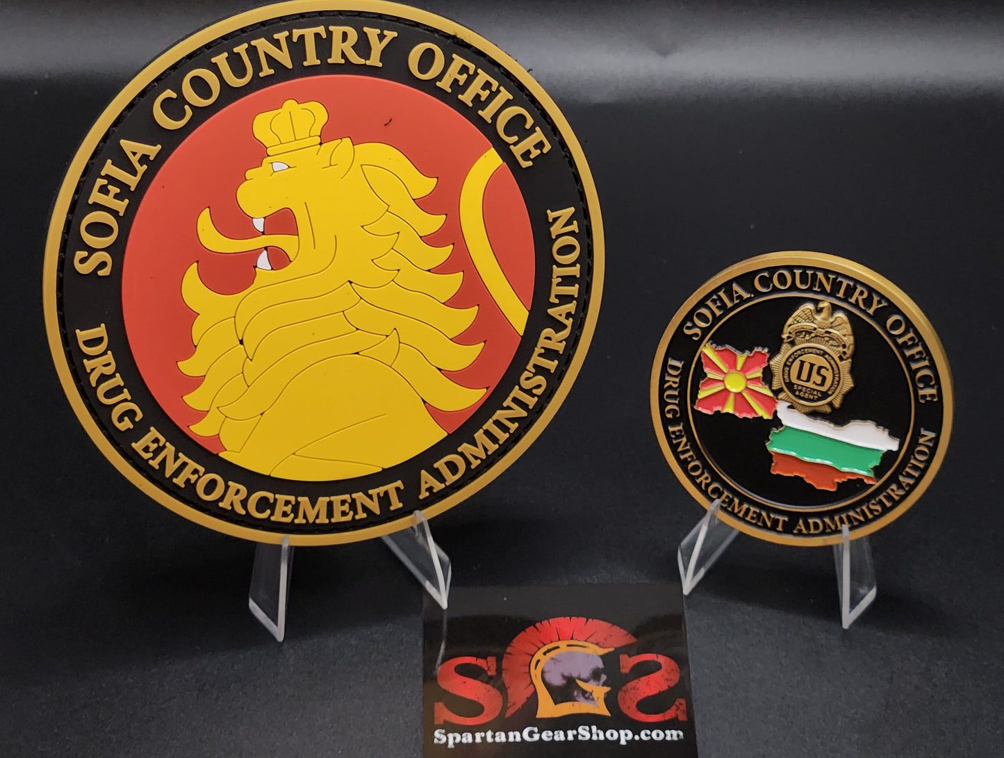 DEA SOFIA BULGARIA COIN AND PATCH COMBO