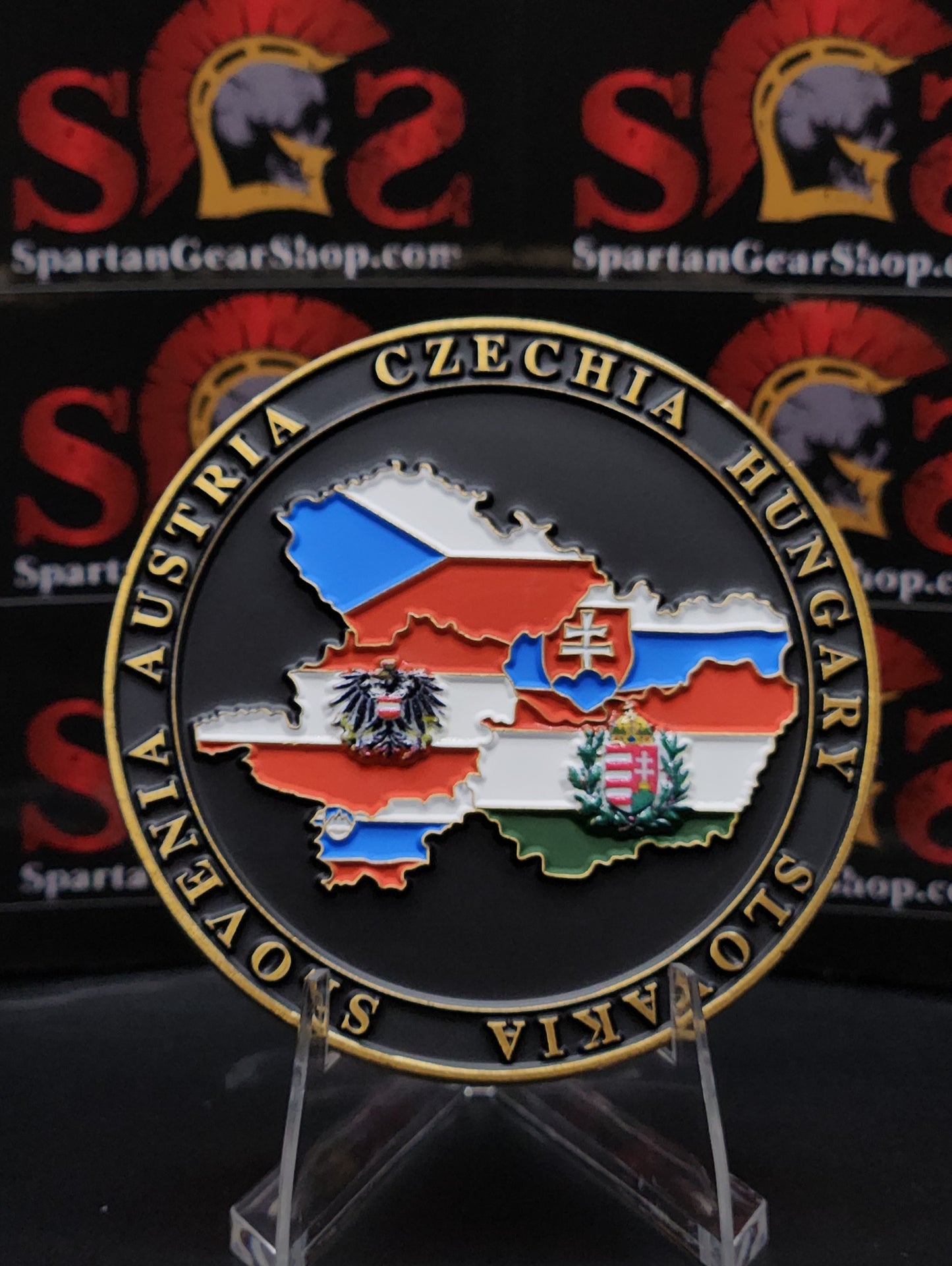 DEA VIENNA AUSTRIA CHALLENGE COIN