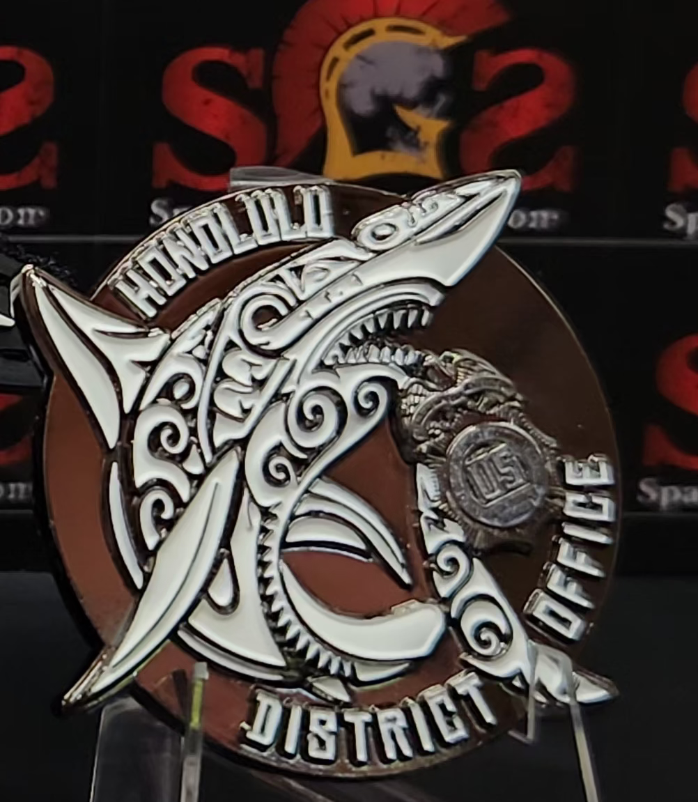 DEA HONOLULU HAWAII SHARK COIN