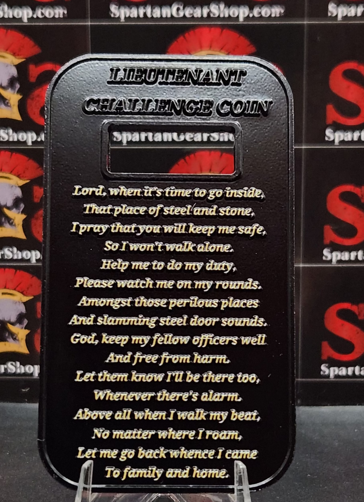 FEDERAL BUREAU OF PRISONS 3" PRAYER COIN