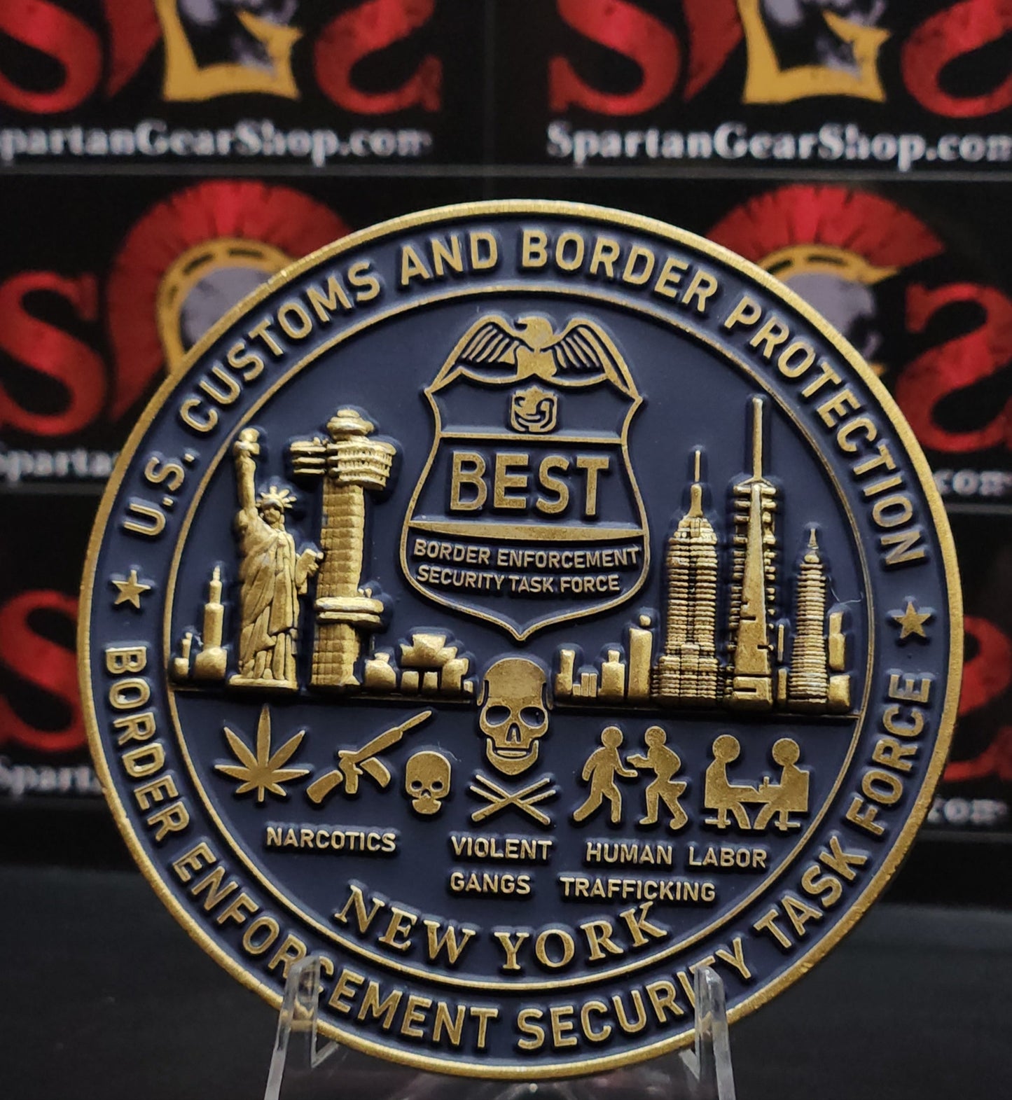 HSI/CBP NY BEST TEAM CHALLENGE COIN