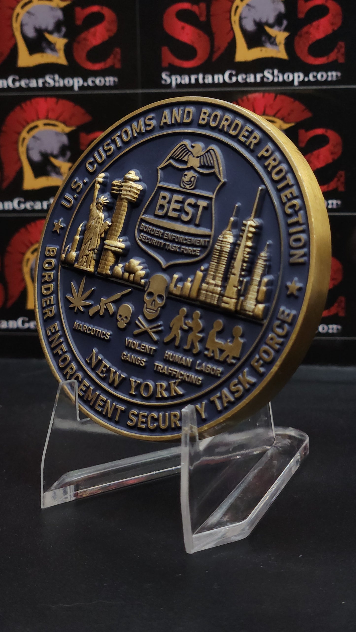 HSI/CBP NY BEST TEAM CHALLENGE COIN