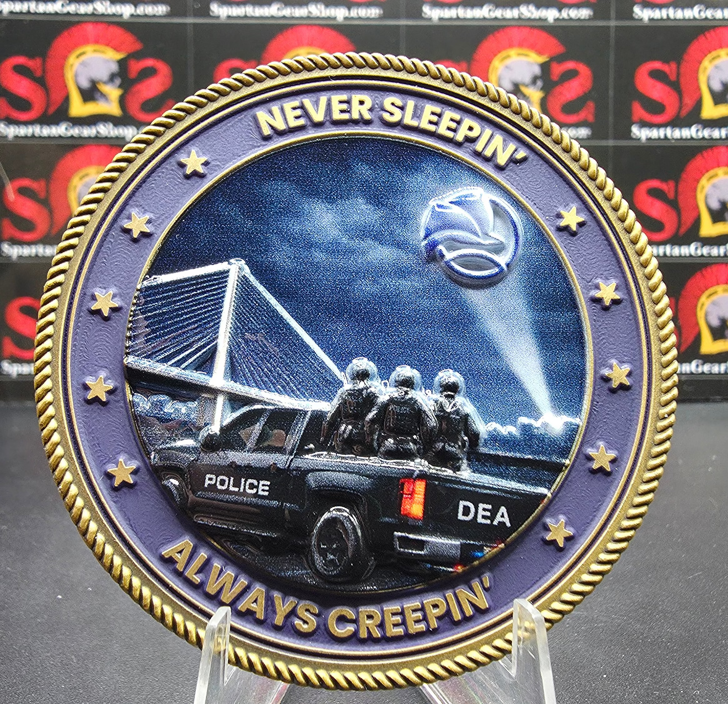 DEA CORPUS CHRISTI "GOTHAM" CHALLENGE COIN