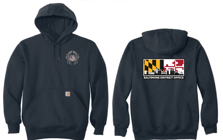 BALTIMORE- Carhartt Rain Defender Paxton Heavyweight Pullover Sweatshirt