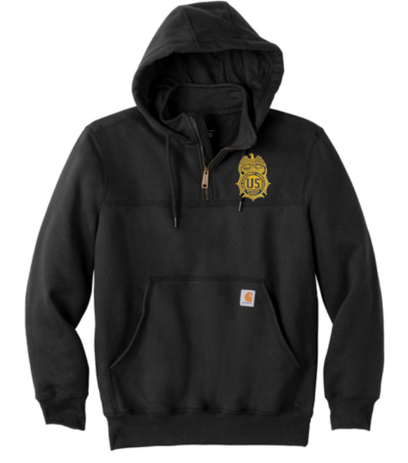 Carhartt® Rain Defender® Paxton Heavyweight Hooded Zip Mock Sweatshirt