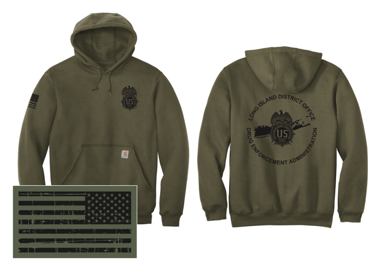 SA/LIDO OD GREEN CARHARTT Hooded Sweatshirt