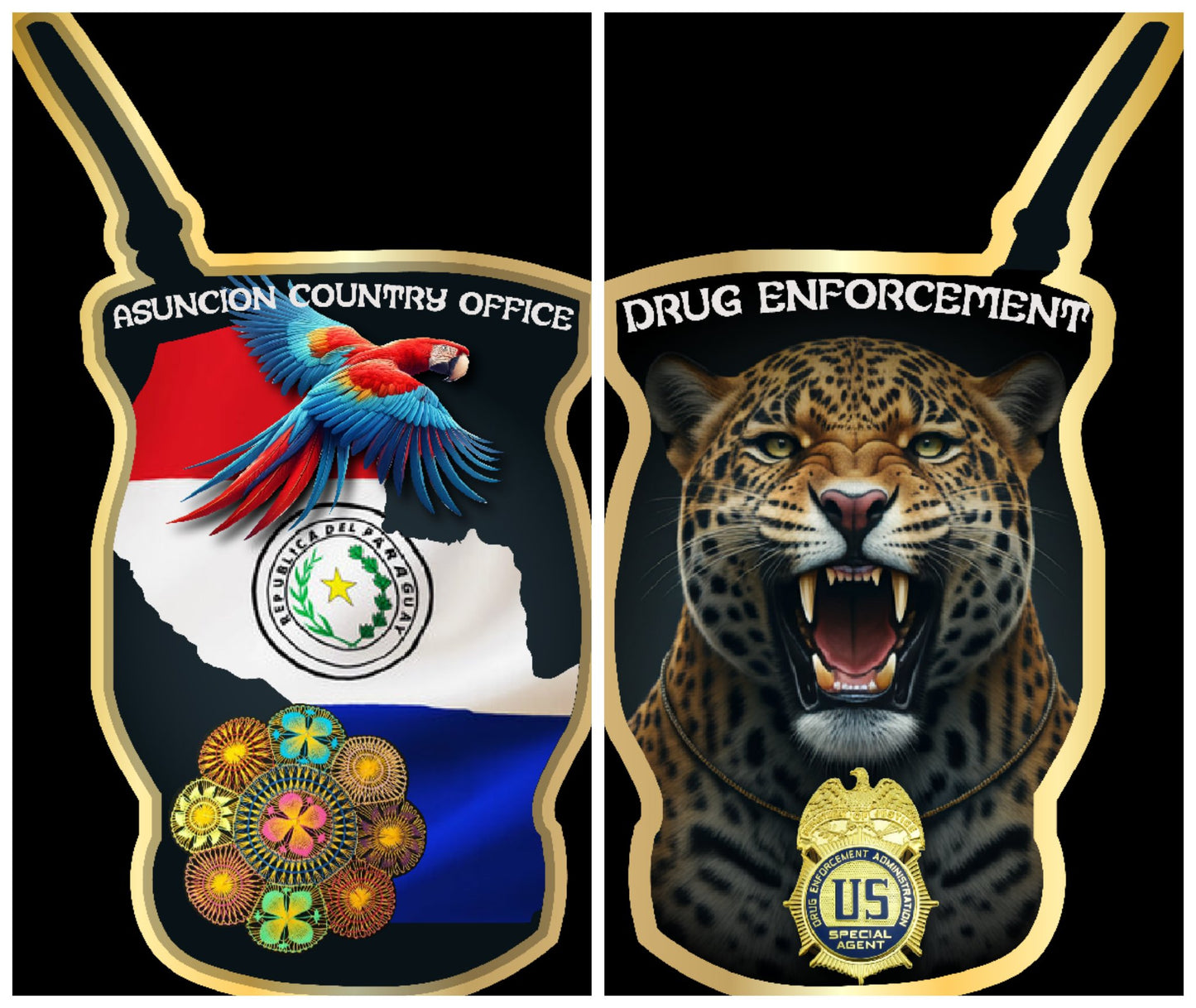 DEA PARAGUAY ASUNCION COUNTRY OFFICE CHALLENGE COIN