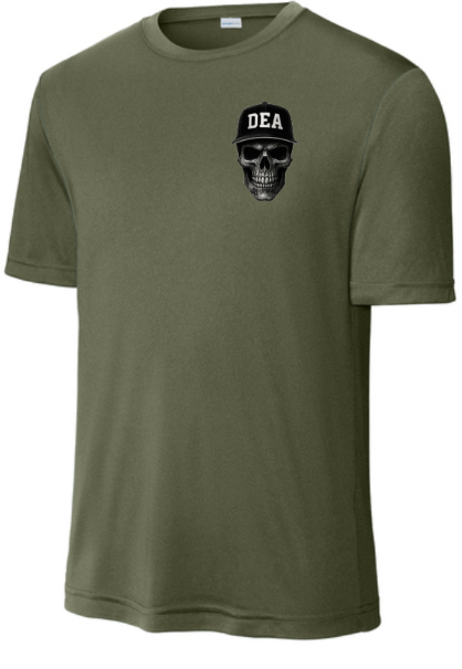 DEA ALBANY SWEAT WICK PERFORMANCE TEE - OD GREEN