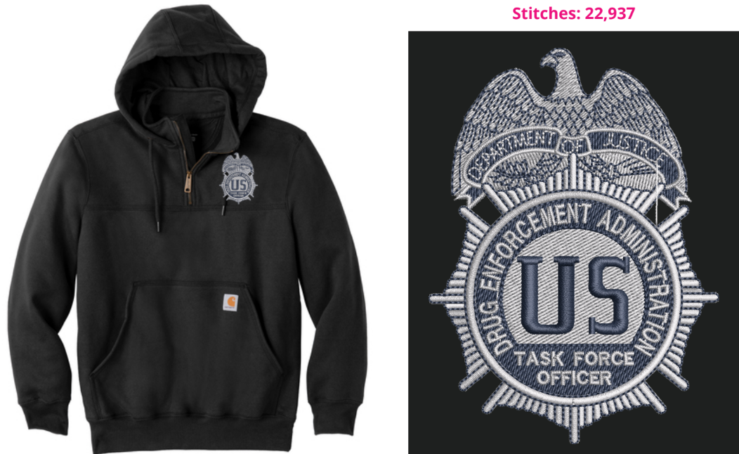 SA/TFO Carhartt® Rain Defender® Paxton Heavyweight Hooded Zip Mock Sweatshirt