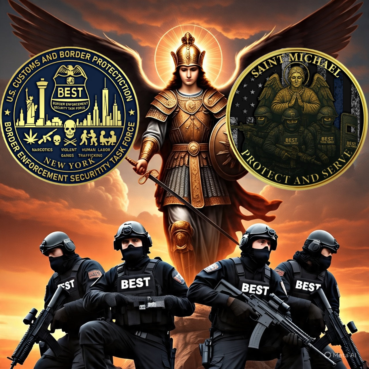 HSI/CBP NY BEST TEAM CHALLENGE COIN