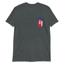 Load image into Gallery viewer, Red White &amp; Thin Blue Spartan Tee Shirt
