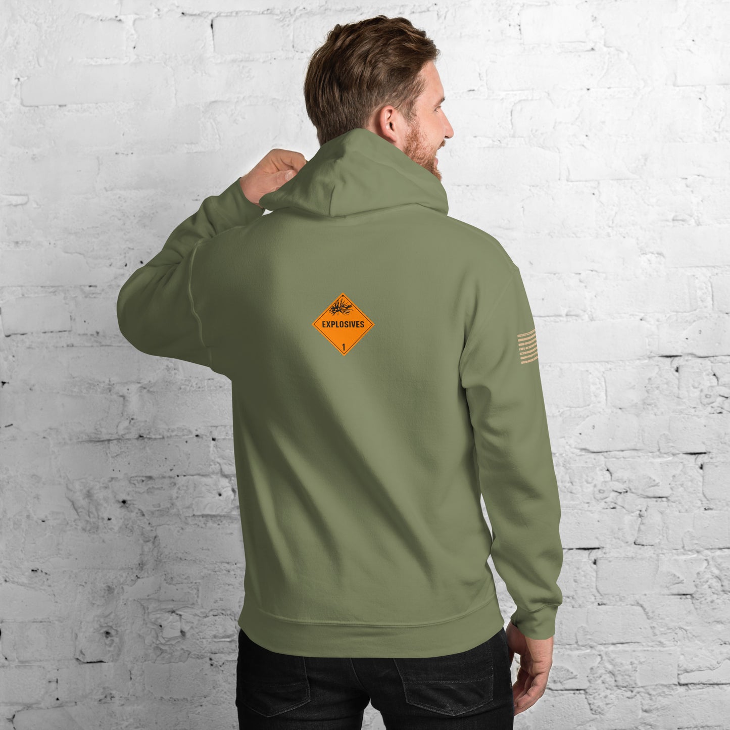 "THIS BLOWS" C4 Hoodie in OD Green
