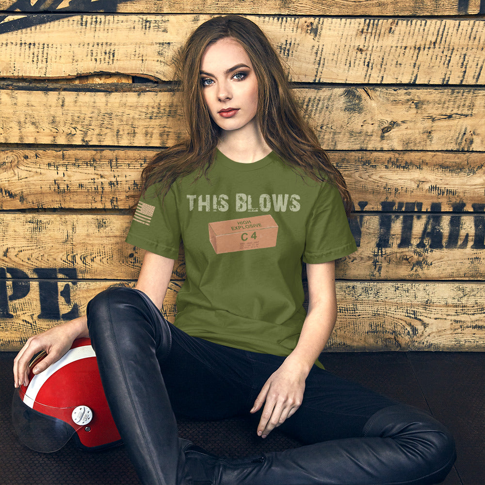 "THIS BLOWS!" C4 Unisex t-shirt