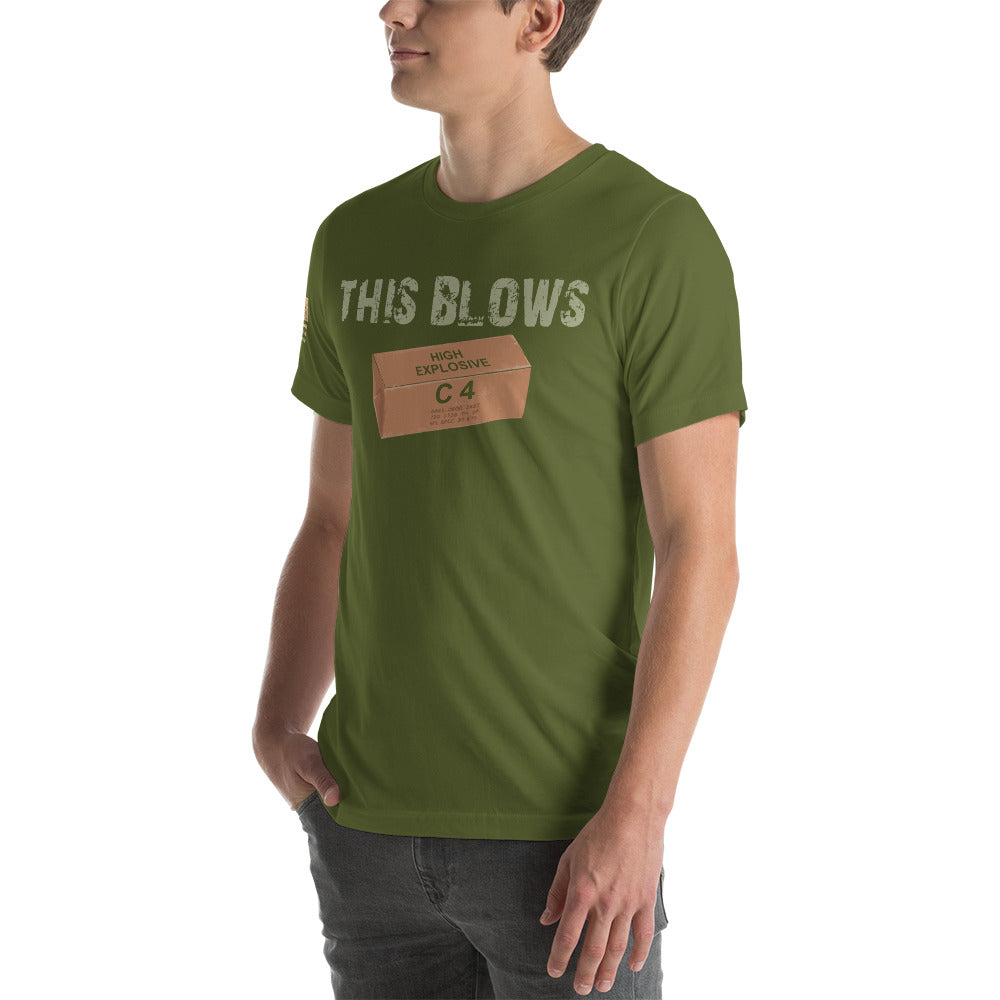 "THIS BLOWS!" C4 Unisex t-shirt