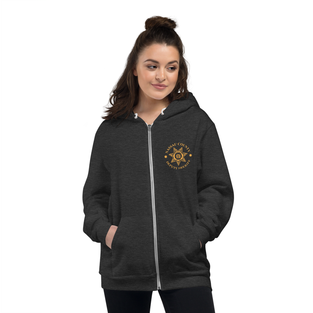 Deputy Sheriff 1st Gen Zip Up Hoodie (No Flag Sleeve)