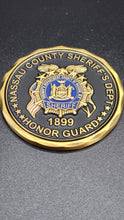 Load image into Gallery viewer, Nassau County Sheriff&#39;s Honor Guard Challenge Coin