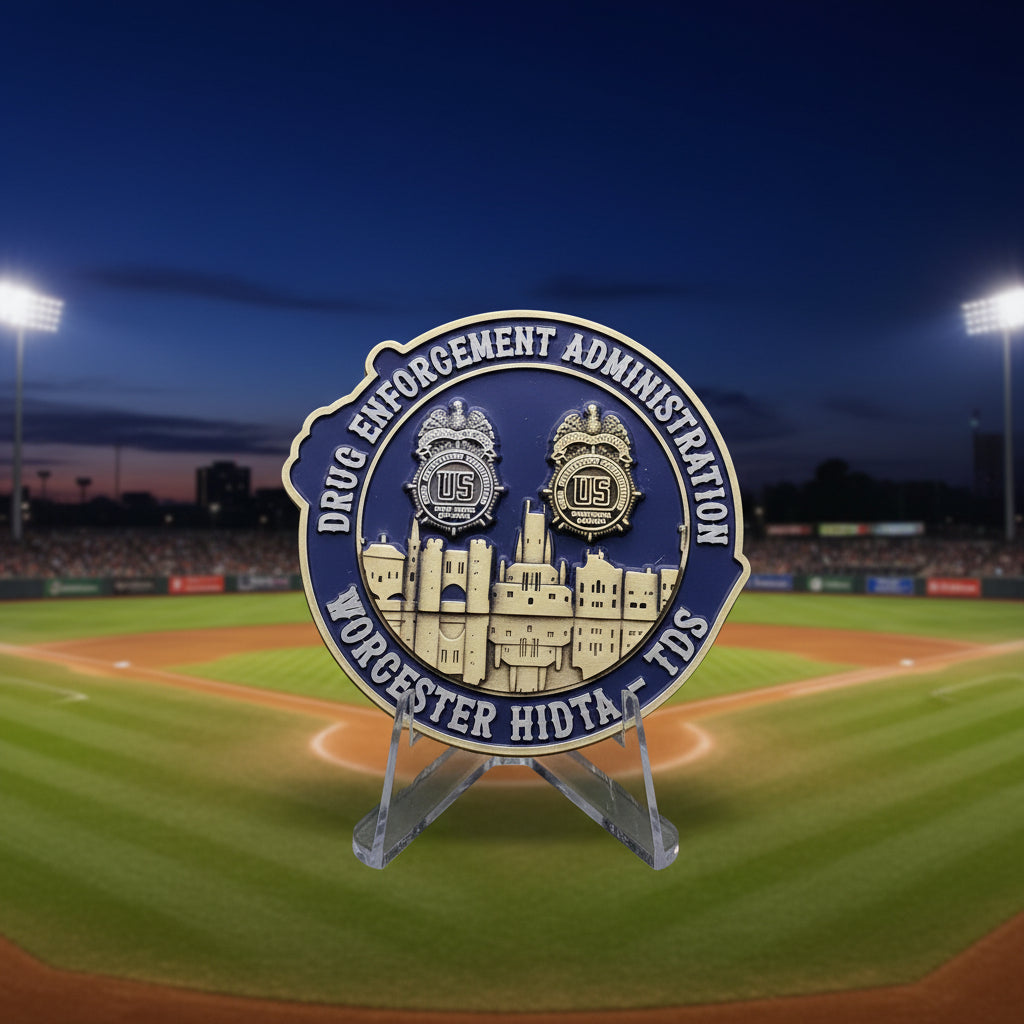 LIMITED DROP: DEA NEW ENGLAND WORCESTER COIN