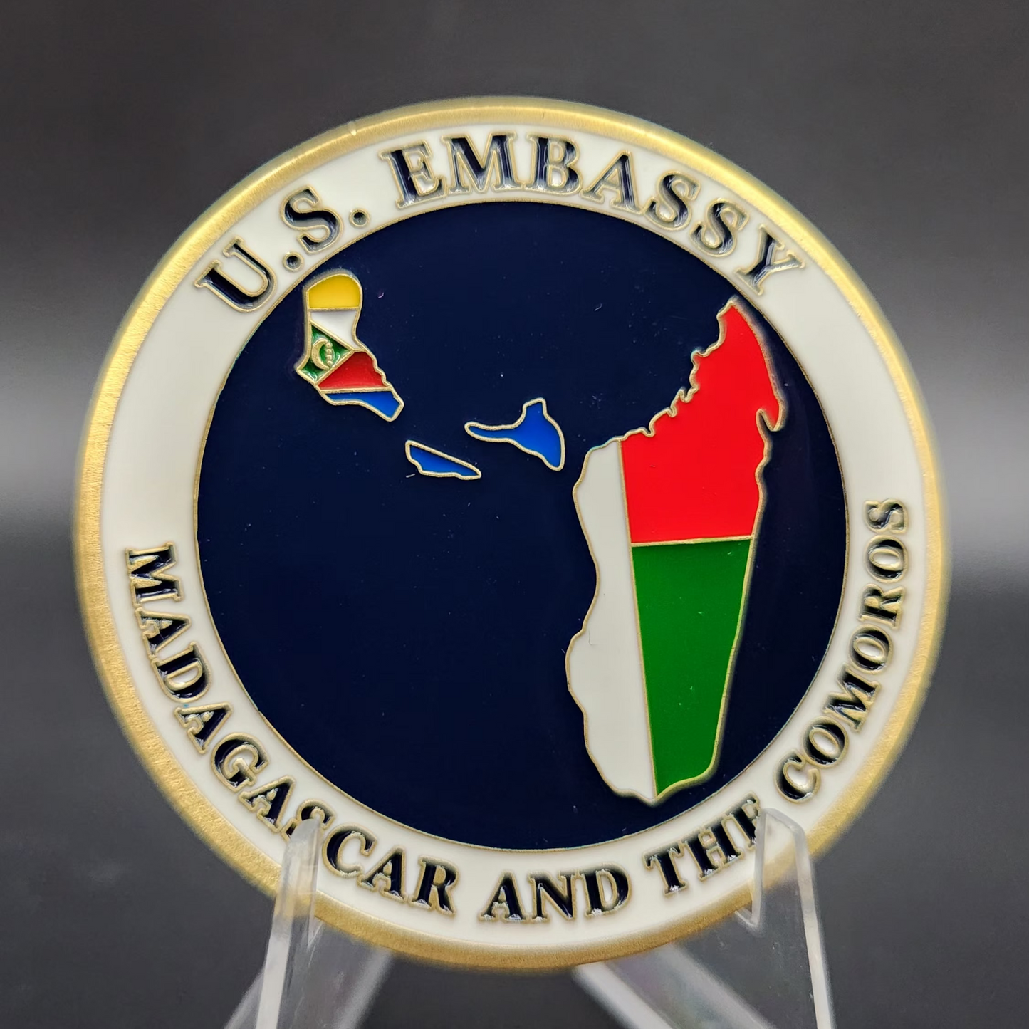 US EMBASSY Diplomatic Security Madagascar Coin