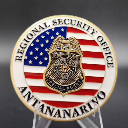 US EMBASSY Diplomatic Security Madagascar Coin