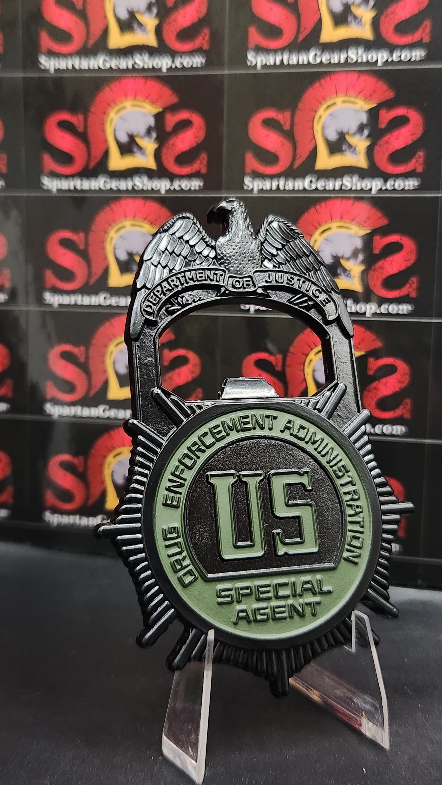 DEA New York Division Bottle opener badge Coin