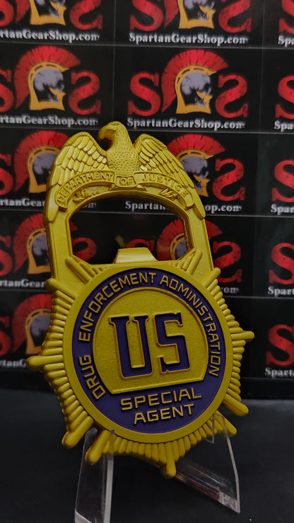 DEA New York Division Bottle opener badge Coin