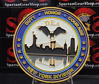 DEA New York Division 2025 Challenge Coin