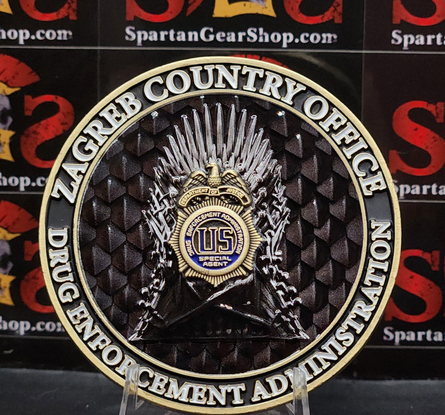 LIMITED! DEA ZAGREB CROATIA COUNTRY OFFICE COIN