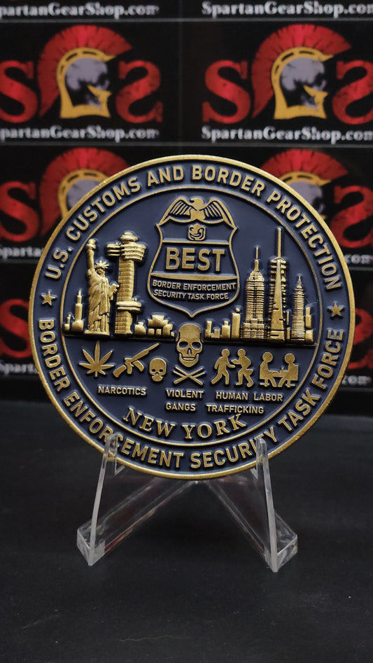 HSI/CBP NY BEST TEAM CHALLENGE COIN