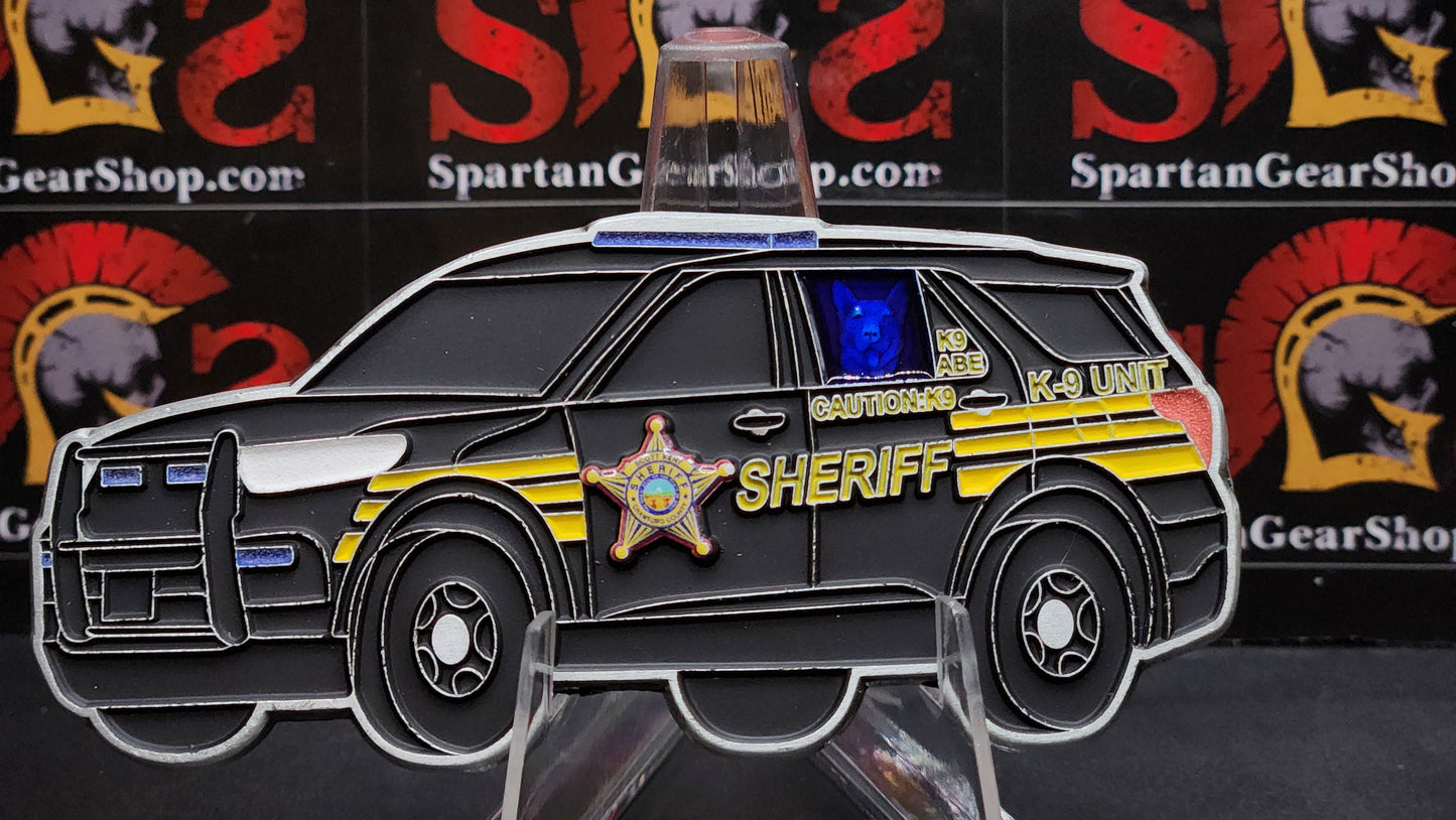 KENT COUNTY SHERIFF'S K9 3" COIN
