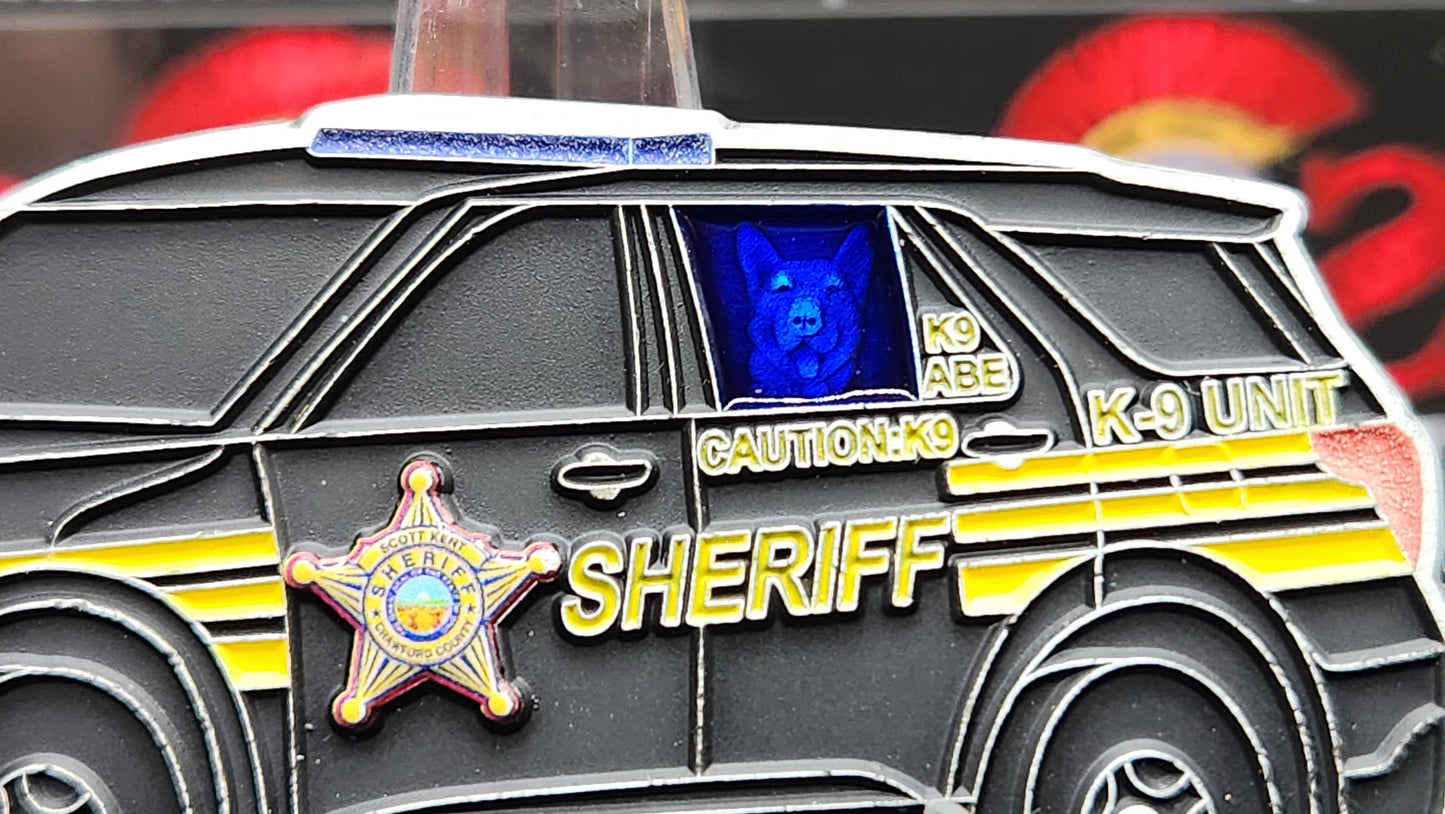 KENT COUNTY SHERIFF'S K9 3" COIN