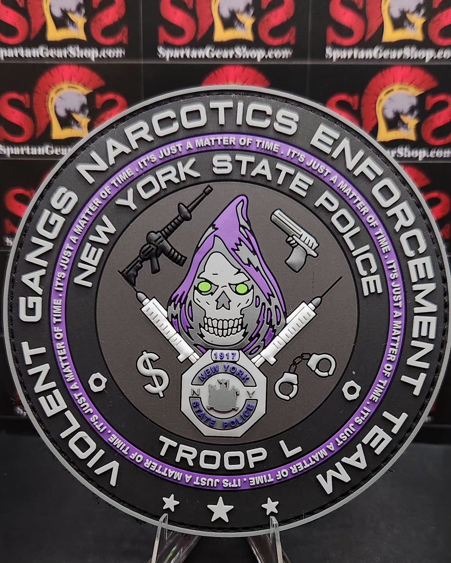 NEW YORK STATE POLICE GANGS NARCO PATCH