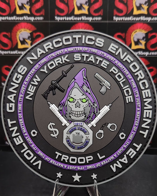 NEW YORK STATE POLICE GANGS NARCO PATCH