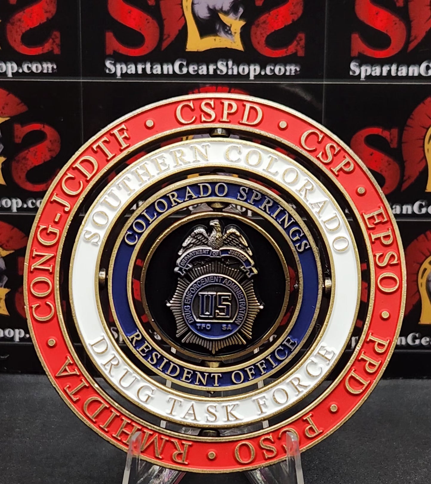 10 left! DEA COLORADO SPRINGS SPINNING COIN