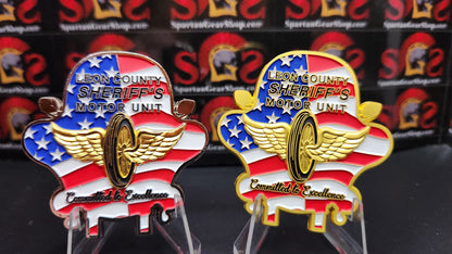 LEON COUNTY, FLORIDA: MOTOR UNIT NUMBERED COINS