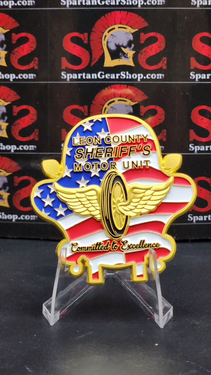 LEON COUNTY, FLORIDA: MOTOR UNIT NUMBERED COINS