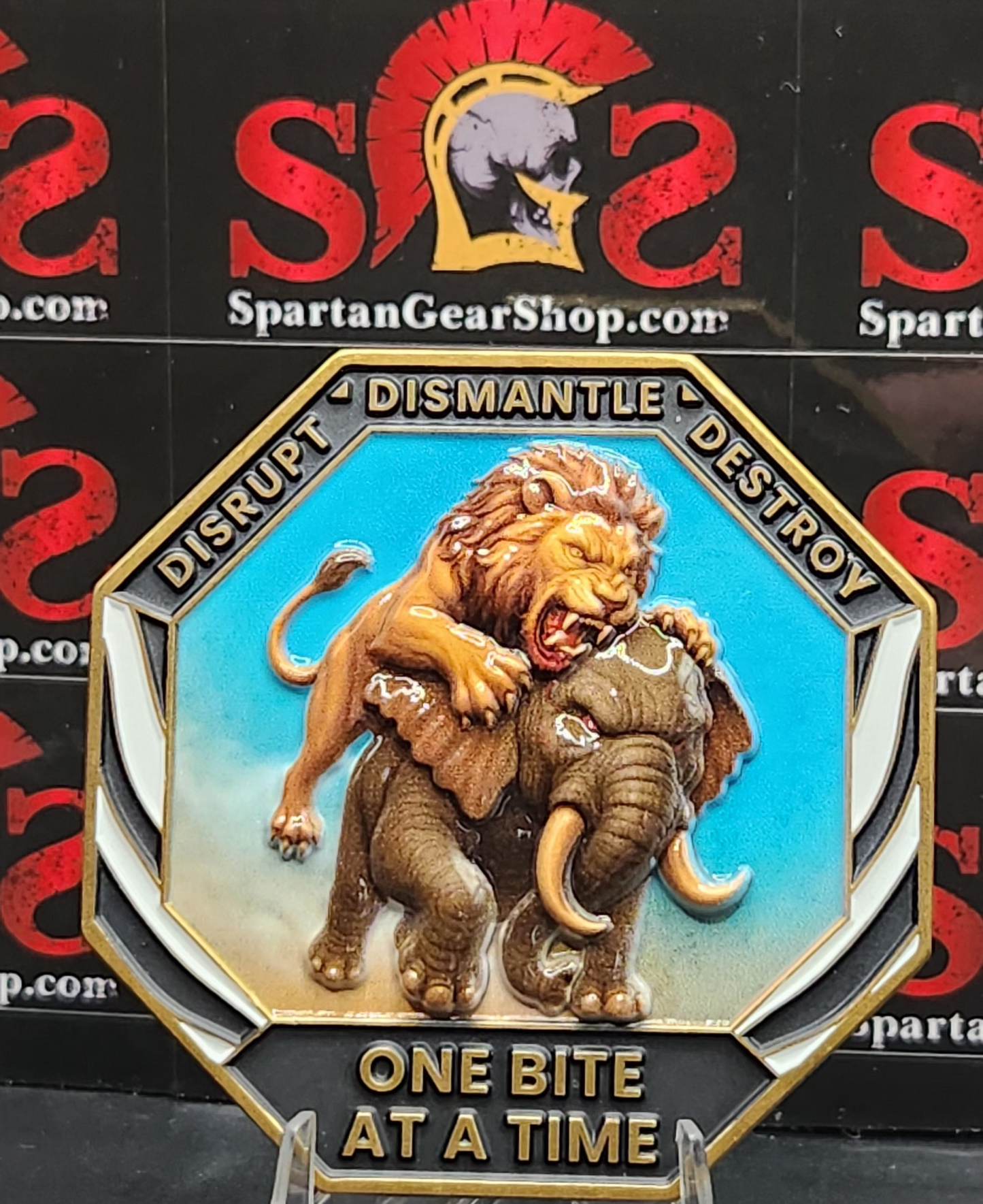 10 LEFT: DEA NAIROBI SENSITIVE INVESTIGATIVE UNIT "ONE BITE" COIN