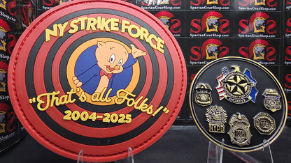 ONLY 10 LEFT! DEA/HSI/NYPD/IRS/NYSP NEW YORK STRIKE FORCE MEMORIAL COMBO