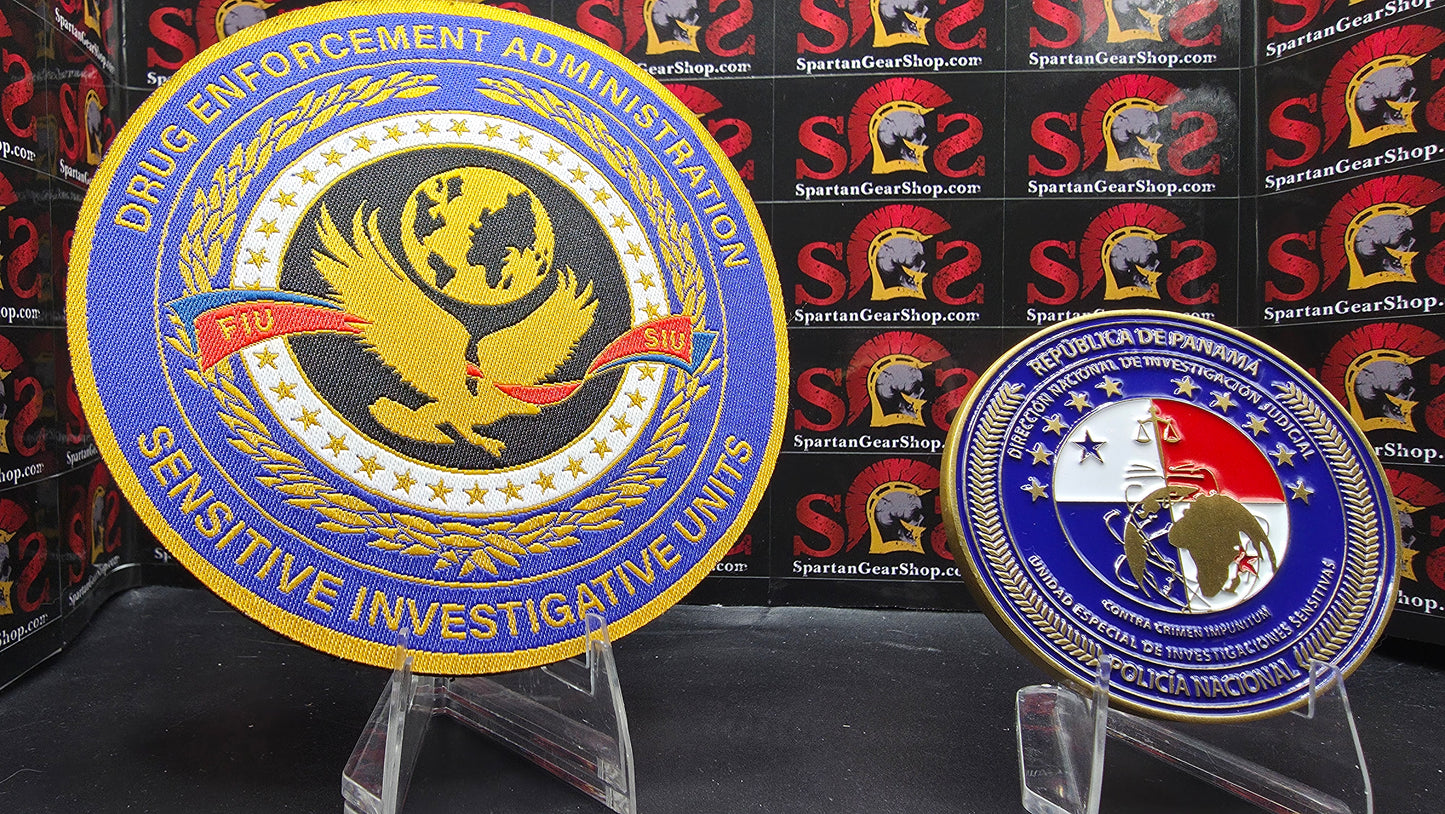 5 left!  DEA/PANAMA POLICE SENSITIVE INVESTIGATIVE UNIT COMBO