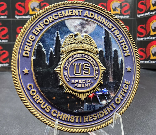 DEA CORPUS CHRISTI "GOTHAM" CHALLENGE COIN