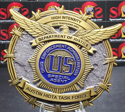 4 left! DEA HIDTA AUSTIN TEXAS 3" COIN