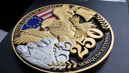 LIMITED DEA AMERICA 250TH NUMBERED COINS