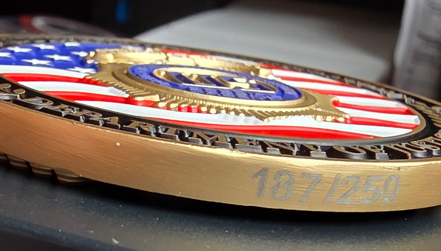 LIMITED DEA AMERICA 250TH NUMBERED COINS