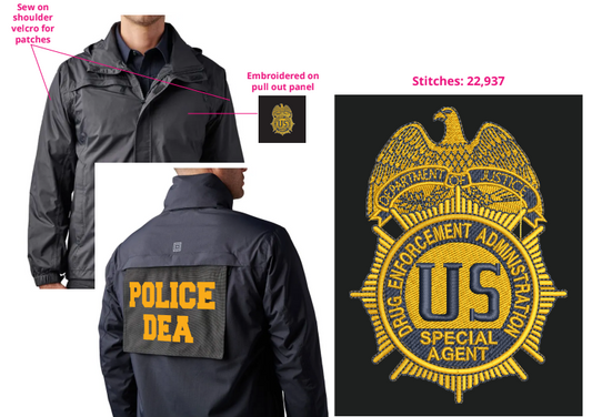 5.11 Tac-Dry UC jacket with pull out panels